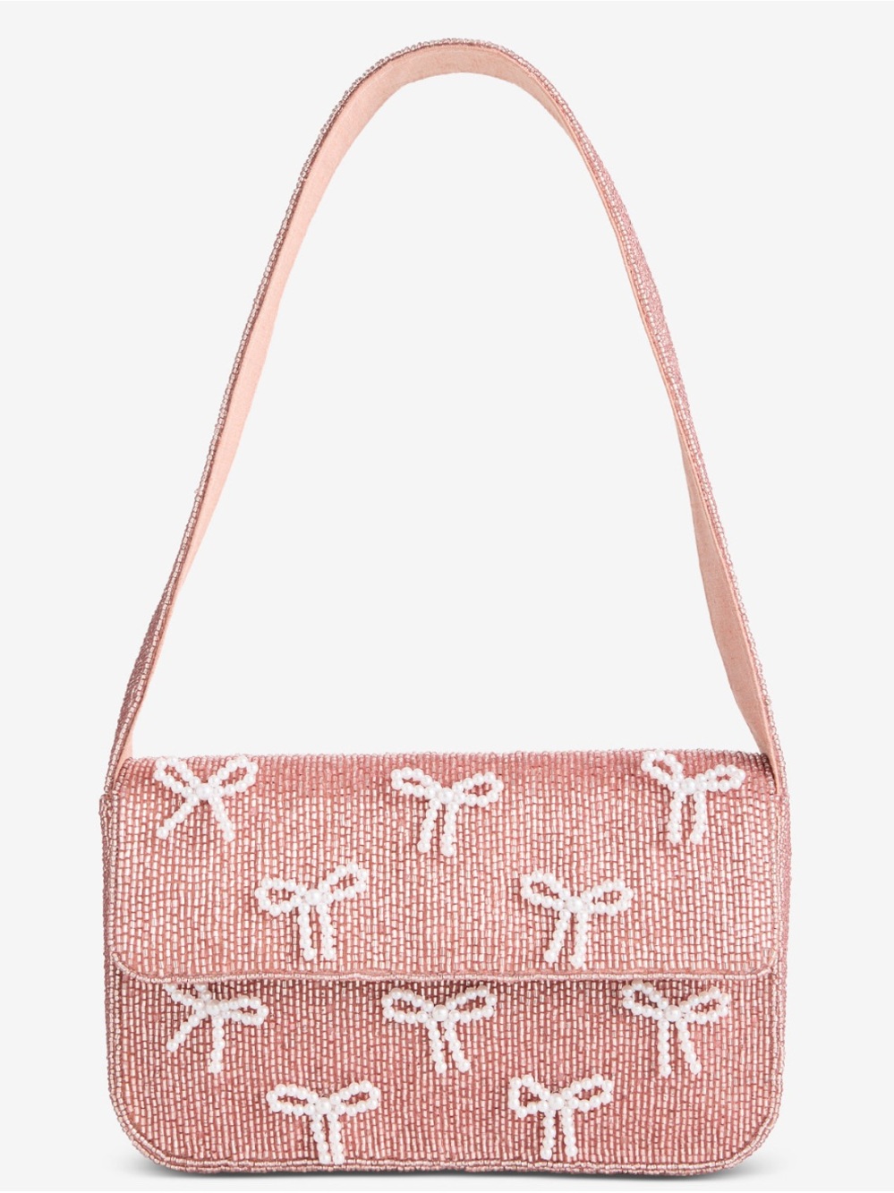 On 34th Pink Beaded Bow-Accent Shoulder Bag MSRP
$109